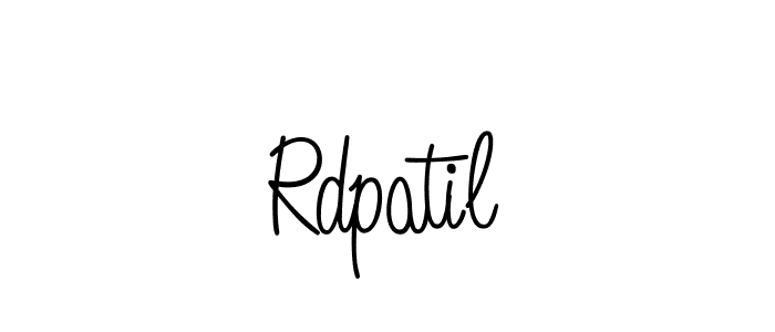 Once you've used our free online signature maker to create your best signature Angelique-Rose-font-FFP style, it's time to enjoy all of the benefits that Rdpatil name signing documents. Rdpatil signature style 5 images and pictures png