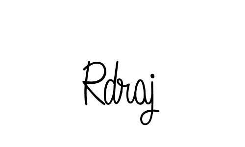 Make a beautiful signature design for name Rdraj. With this signature (Angelique-Rose-font-FFP) style, you can create a handwritten signature for free. Rdraj signature style 5 images and pictures png