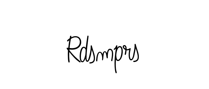 Angelique-Rose-font-FFP is a professional signature style that is perfect for those who want to add a touch of class to their signature. It is also a great choice for those who want to make their signature more unique. Get Rdsmprs name to fancy signature for free. Rdsmprs signature style 5 images and pictures png