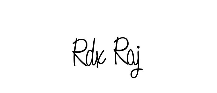 Make a beautiful signature design for name Rdx Raj. Use this online signature maker to create a handwritten signature for free. Rdx Raj signature style 5 images and pictures png