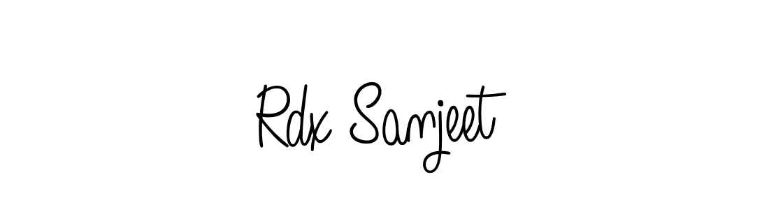 How to make Rdx Sanjeet signature? Angelique-Rose-font-FFP is a professional autograph style. Create handwritten signature for Rdx Sanjeet name. Rdx Sanjeet signature style 5 images and pictures png