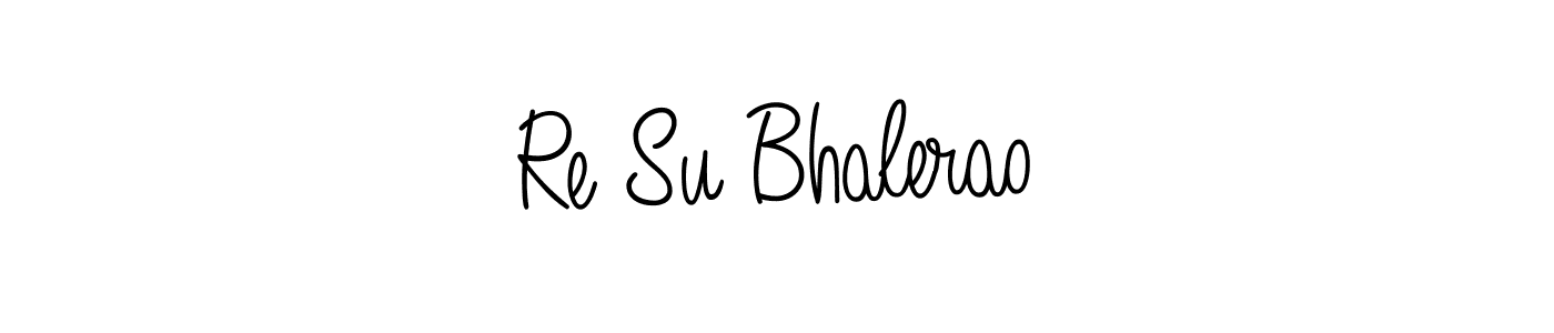 Design your own signature with our free online signature maker. With this signature software, you can create a handwritten (Angelique-Rose-font-FFP) signature for name Re Su Bhalerao. Re Su Bhalerao signature style 5 images and pictures png