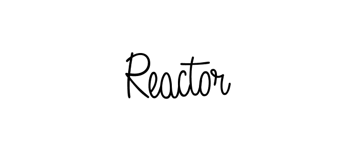 How to make Reactor signature? Angelique-Rose-font-FFP is a professional autograph style. Create handwritten signature for Reactor name. Reactor signature style 5 images and pictures png