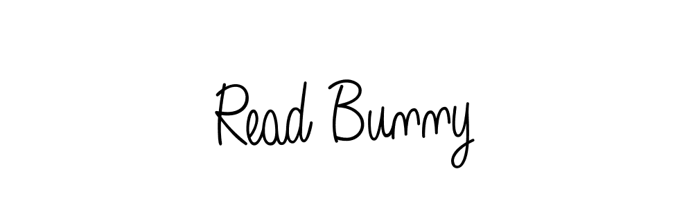 How to Draw Read Bunny signature style? Angelique-Rose-font-FFP is a latest design signature styles for name Read Bunny. Read Bunny signature style 5 images and pictures png