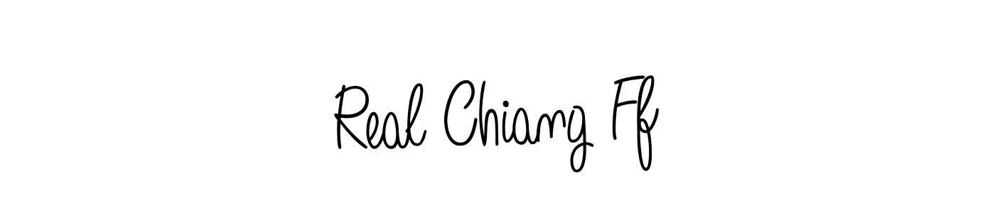 Design your own signature with our free online signature maker. With this signature software, you can create a handwritten (Angelique-Rose-font-FFP) signature for name Real Chiang Ff. Real Chiang Ff signature style 5 images and pictures png