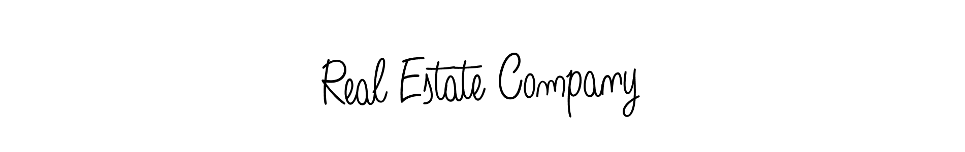 Create a beautiful signature design for name Real Estate Company. With this signature (Angelique-Rose-font-FFP) fonts, you can make a handwritten signature for free. Real Estate Company signature style 5 images and pictures png