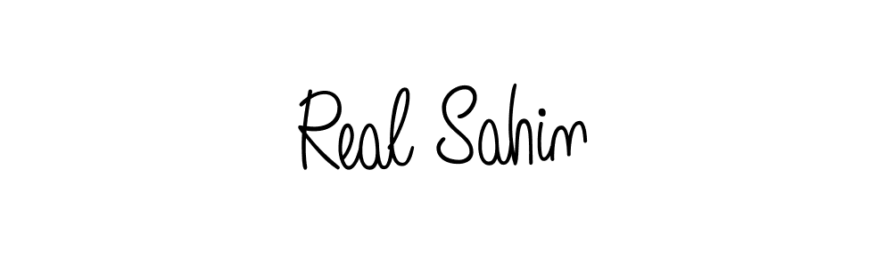 Make a beautiful signature design for name Real Sahin. With this signature (Angelique-Rose-font-FFP) style, you can create a handwritten signature for free. Real Sahin signature style 5 images and pictures png
