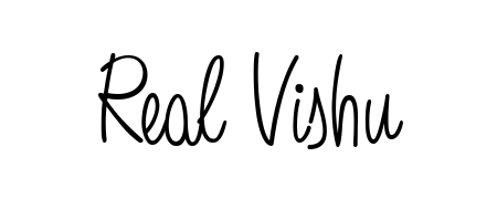 Achieve flawless digital penmanship with Real Vishu name in Angelique-Rose-font-FFP font. The perfect tool for creating online signatures. Real Vishu signature style 5 images and pictures png