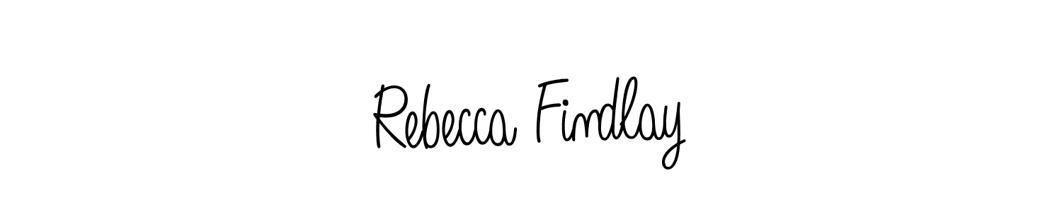 Create a beautiful signature design for name Rebecca Findlay. With this signature (Angelique-Rose-font-FFP) fonts, you can make a handwritten signature for free. Rebecca Findlay signature style 5 images and pictures png