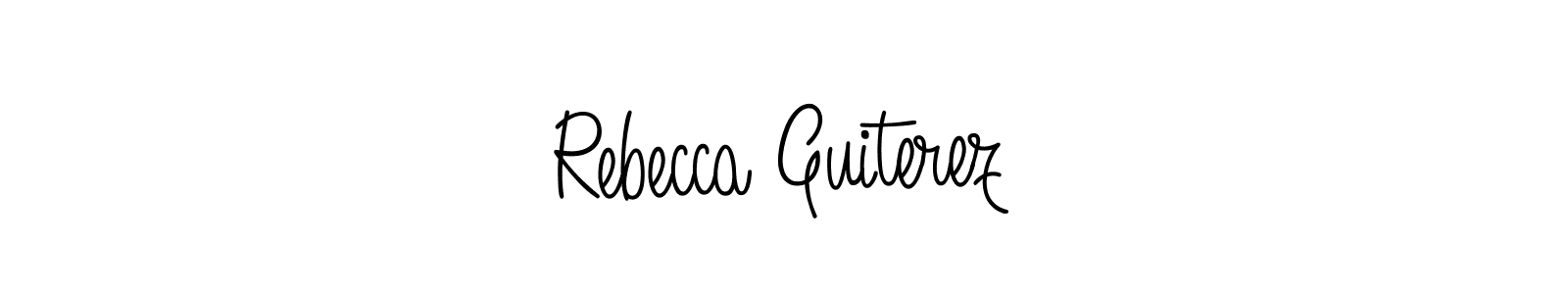 Make a beautiful signature design for name Rebecca Guiterez. Use this online signature maker to create a handwritten signature for free. Rebecca Guiterez signature style 5 images and pictures png