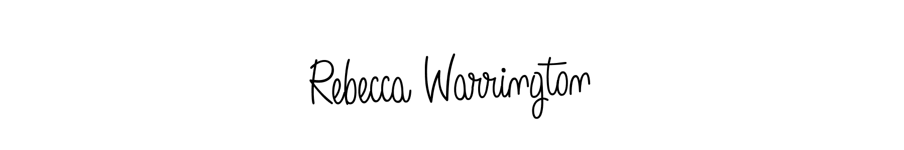 Also You can easily find your signature by using the search form. We will create Rebecca Warrington name handwritten signature images for you free of cost using Angelique-Rose-font-FFP sign style. Rebecca Warrington signature style 5 images and pictures png