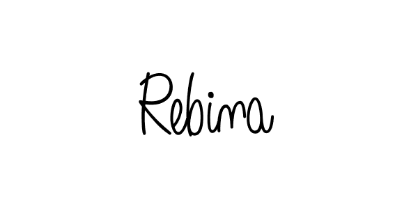 Once you've used our free online signature maker to create your best signature Angelique-Rose-font-FFP style, it's time to enjoy all of the benefits that Rebina name signing documents. Rebina signature style 5 images and pictures png