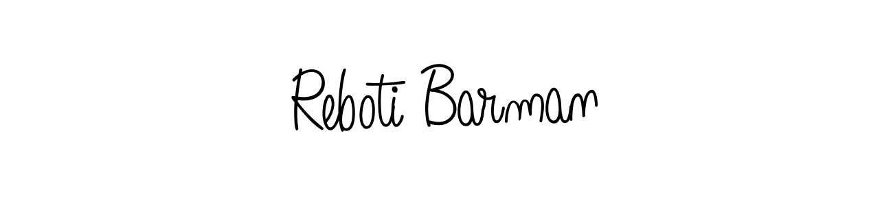 This is the best signature style for the Reboti Barman name. Also you like these signature font (Angelique-Rose-font-FFP). Mix name signature. Reboti Barman signature style 5 images and pictures png