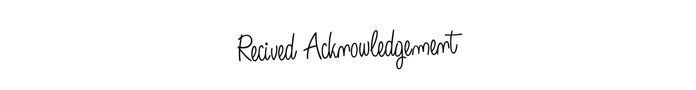 Best and Professional Signature Style for Recived Acknowledgement. Angelique-Rose-font-FFP Best Signature Style Collection. Recived Acknowledgement signature style 5 images and pictures png