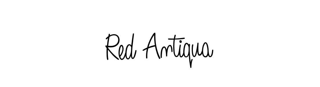 Angelique-Rose-font-FFP is a professional signature style that is perfect for those who want to add a touch of class to their signature. It is also a great choice for those who want to make their signature more unique. Get Red Antiqua name to fancy signature for free. Red Antiqua signature style 5 images and pictures png
