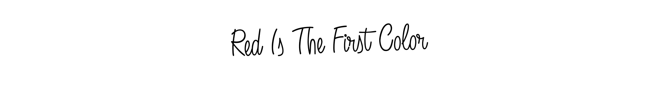 if you are searching for the best signature style for your name Red Is The First Color. so please give up your signature search. here we have designed multiple signature styles  using Angelique-Rose-font-FFP. Red Is The First Color signature style 5 images and pictures png