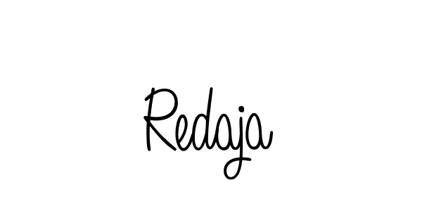 Design your own signature with our free online signature maker. With this signature software, you can create a handwritten (Angelique-Rose-font-FFP) signature for name Redaja. Redaja signature style 5 images and pictures png