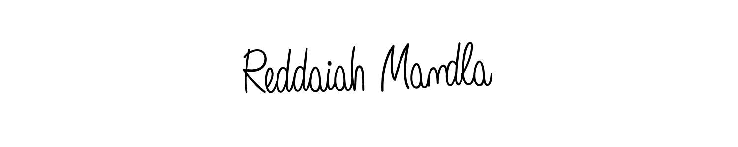 Reddaiah Mandla stylish signature style. Best Handwritten Sign (Angelique-Rose-font-FFP) for my name. Handwritten Signature Collection Ideas for my name Reddaiah Mandla. Reddaiah Mandla signature style 5 images and pictures png