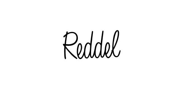 Use a signature maker to create a handwritten signature online. With this signature software, you can design (Angelique-Rose-font-FFP) your own signature for name Reddel. Reddel signature style 5 images and pictures png