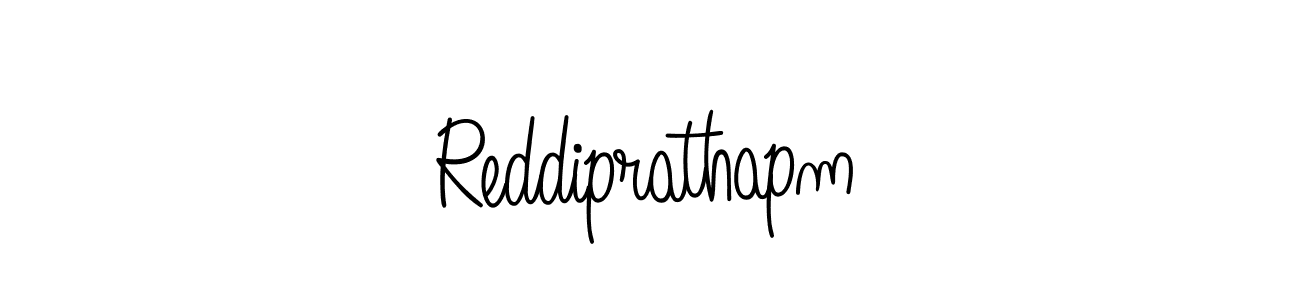 How to make Reddiprathapm name signature. Use Angelique-Rose-font-FFP style for creating short signs online. This is the latest handwritten sign. Reddiprathapm signature style 5 images and pictures png