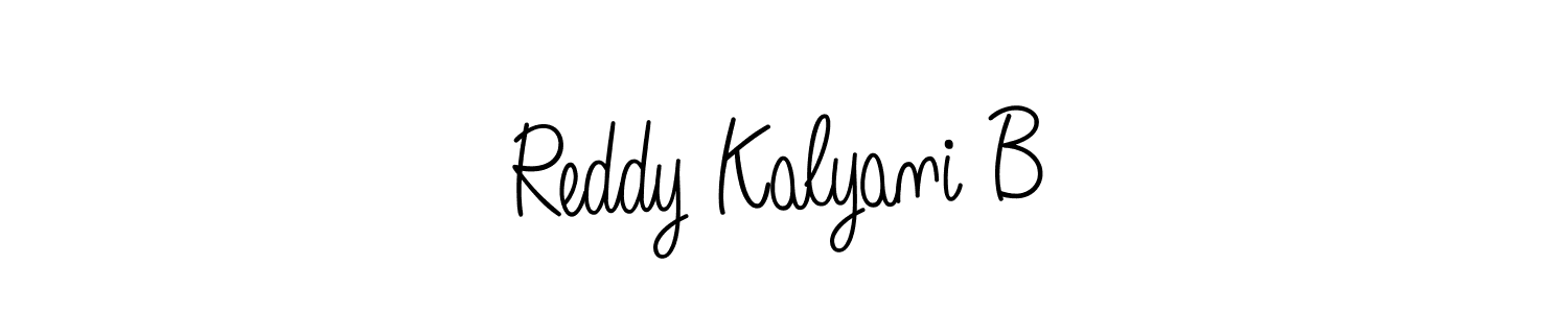Similarly Angelique-Rose-font-FFP is the best handwritten signature design. Signature creator online .You can use it as an online autograph creator for name Reddy Kalyani B. Reddy Kalyani B signature style 5 images and pictures png