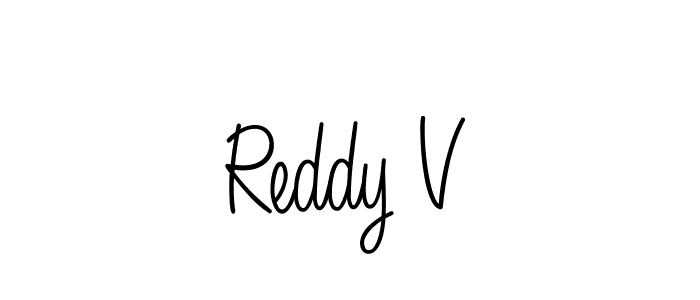 Create a beautiful signature design for name Reddy V. With this signature (Angelique-Rose-font-FFP) fonts, you can make a handwritten signature for free. Reddy V signature style 5 images and pictures png