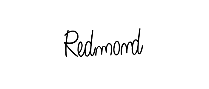 Make a beautiful signature design for name Redmond. With this signature (Angelique-Rose-font-FFP) style, you can create a handwritten signature for free. Redmond signature style 5 images and pictures png