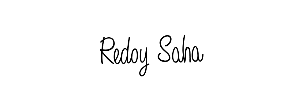 Use a signature maker to create a handwritten signature online. With this signature software, you can design (Angelique-Rose-font-FFP) your own signature for name Redoy Saha. Redoy Saha signature style 5 images and pictures png