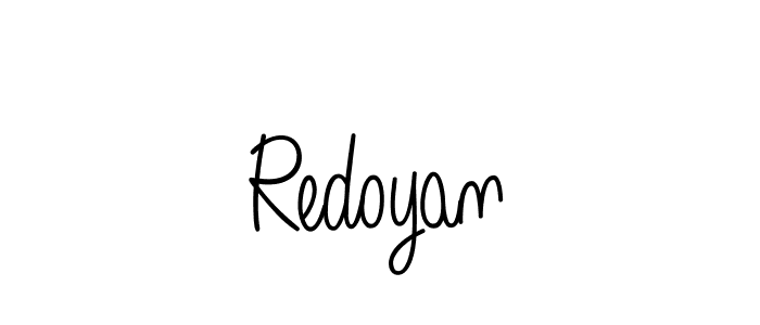 The best way (Angelique-Rose-font-FFP) to make a short signature is to pick only two or three words in your name. The name Redoyan include a total of six letters. For converting this name. Redoyan signature style 5 images and pictures png