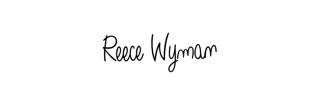 Once you've used our free online signature maker to create your best signature Angelique-Rose-font-FFP style, it's time to enjoy all of the benefits that Reece Wyman name signing documents. Reece Wyman signature style 5 images and pictures png