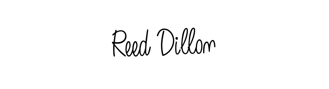 How to make Reed Dillon name signature. Use Angelique-Rose-font-FFP style for creating short signs online. This is the latest handwritten sign. Reed Dillon signature style 5 images and pictures png