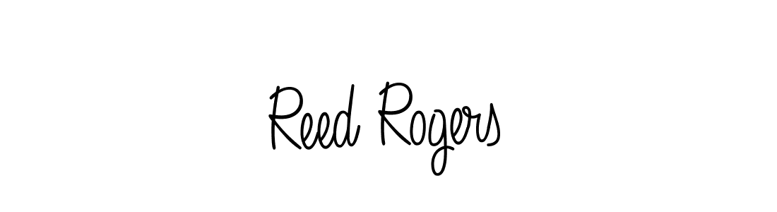 You should practise on your own different ways (Angelique-Rose-font-FFP) to write your name (Reed Rogers) in signature. don't let someone else do it for you. Reed Rogers signature style 5 images and pictures png
