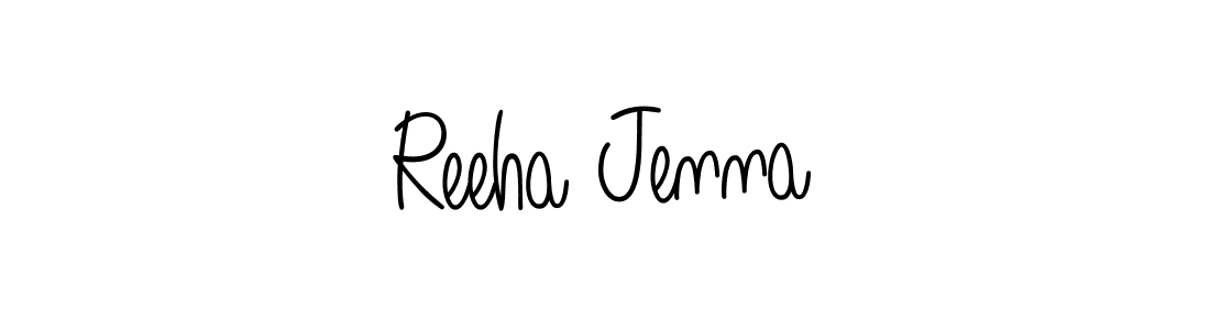 Check out images of Autograph of Reeha Jenna name. Actor Reeha Jenna Signature Style. Angelique-Rose-font-FFP is a professional sign style online. Reeha Jenna signature style 5 images and pictures png