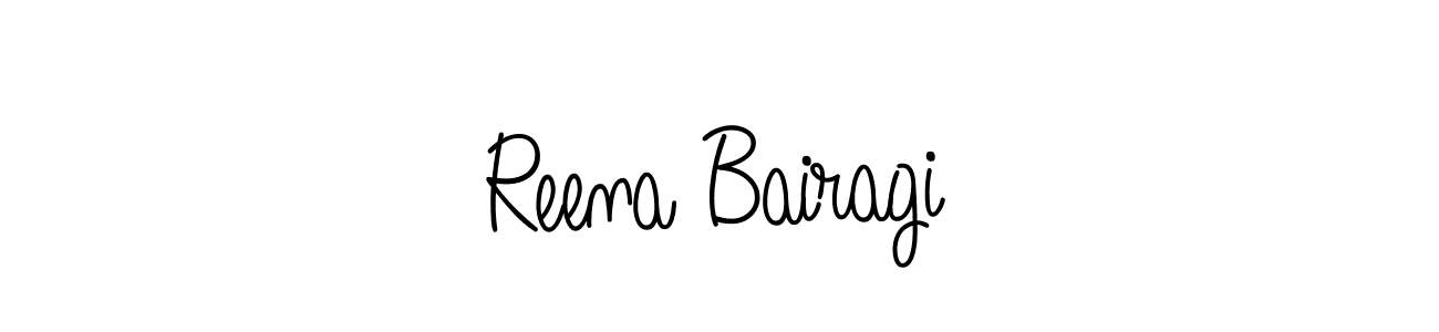 Also we have Reena Bairagi name is the best signature style. Create professional handwritten signature collection using Angelique-Rose-font-FFP autograph style. Reena Bairagi signature style 5 images and pictures png