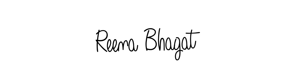 Make a beautiful signature design for name Reena Bhagat. Use this online signature maker to create a handwritten signature for free. Reena Bhagat signature style 5 images and pictures png