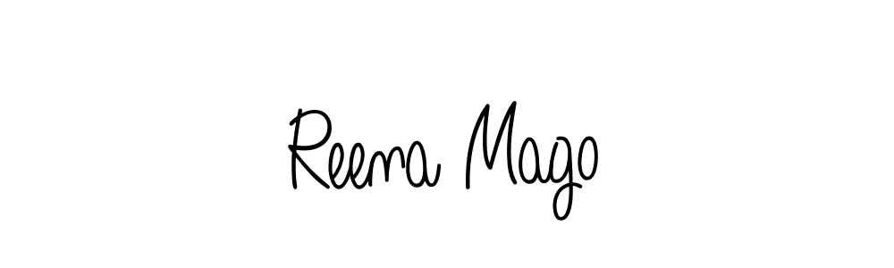 Create a beautiful signature design for name Reena Mago. With this signature (Angelique-Rose-font-FFP) fonts, you can make a handwritten signature for free. Reena Mago signature style 5 images and pictures png