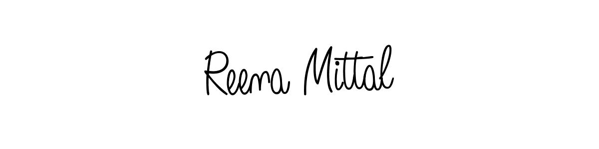 How to Draw Reena Mittal signature style? Angelique-Rose-font-FFP is a latest design signature styles for name Reena Mittal. Reena Mittal signature style 5 images and pictures png