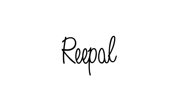 How to make Reepal name signature. Use Angelique-Rose-font-FFP style for creating short signs online. This is the latest handwritten sign. Reepal signature style 5 images and pictures png