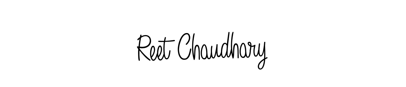 Once you've used our free online signature maker to create your best signature Angelique-Rose-font-FFP style, it's time to enjoy all of the benefits that Reet Chaudhary name signing documents. Reet Chaudhary signature style 5 images and pictures png