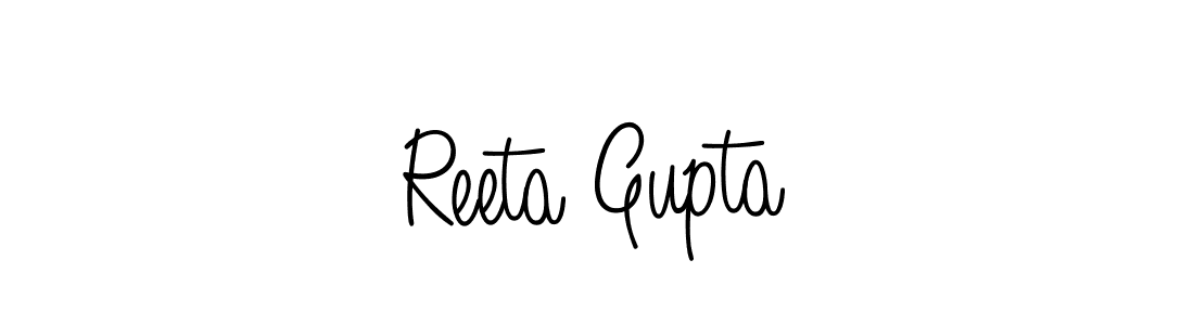 Once you've used our free online signature maker to create your best signature Angelique-Rose-font-FFP style, it's time to enjoy all of the benefits that Reeta Gupta name signing documents. Reeta Gupta signature style 5 images and pictures png