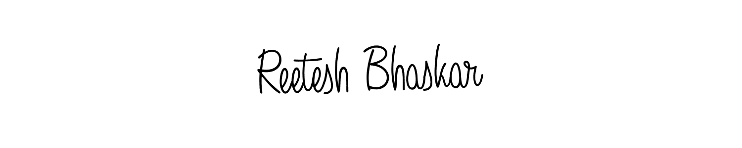 This is the best signature style for the Reetesh Bhaskar name. Also you like these signature font (Angelique-Rose-font-FFP). Mix name signature. Reetesh Bhaskar signature style 5 images and pictures png
