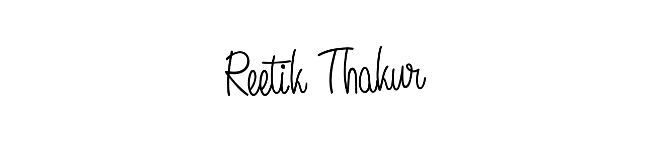 Make a short Reetik Thakur signature style. Manage your documents anywhere anytime using Angelique-Rose-font-FFP. Create and add eSignatures, submit forms, share and send files easily. Reetik Thakur signature style 5 images and pictures png