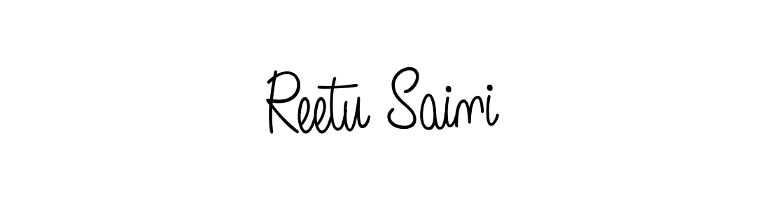 This is the best signature style for the Reetu Saini name. Also you like these signature font (Angelique-Rose-font-FFP). Mix name signature. Reetu Saini signature style 5 images and pictures png