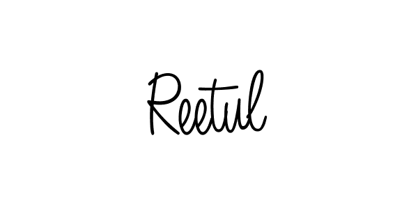 Reetul stylish signature style. Best Handwritten Sign (Angelique-Rose-font-FFP) for my name. Handwritten Signature Collection Ideas for my name Reetul. Reetul signature style 5 images and pictures png