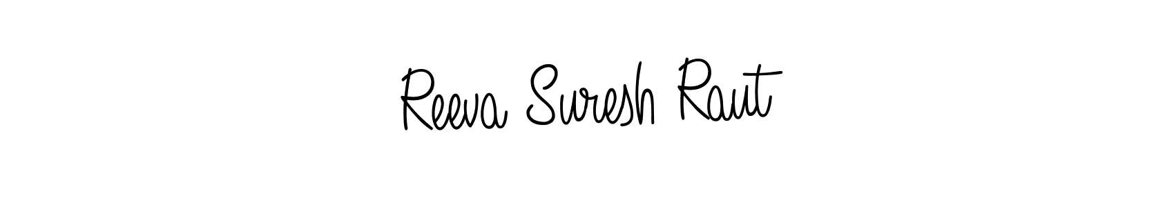 Similarly Angelique-Rose-font-FFP is the best handwritten signature design. Signature creator online .You can use it as an online autograph creator for name Reeva Suresh Raut. Reeva Suresh Raut signature style 5 images and pictures png