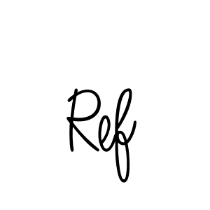 Use a signature maker to create a handwritten signature online. With this signature software, you can design (Angelique-Rose-font-FFP) your own signature for name Ref. Ref signature style 5 images and pictures png