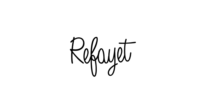 Also we have Refayet name is the best signature style. Create professional handwritten signature collection using Angelique-Rose-font-FFP autograph style. Refayet signature style 5 images and pictures png