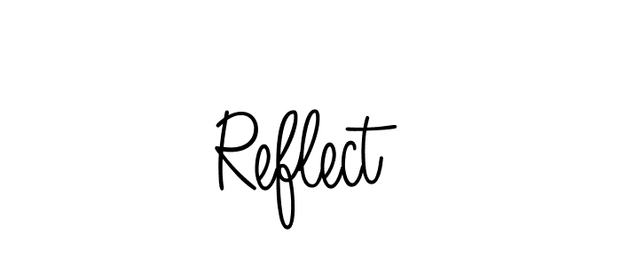 How to Draw Reflect signature style? Angelique-Rose-font-FFP is a latest design signature styles for name Reflect. Reflect signature style 5 images and pictures png