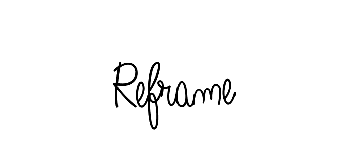 Create a beautiful signature design for name Reframe. With this signature (Angelique-Rose-font-FFP) fonts, you can make a handwritten signature for free. Reframe signature style 5 images and pictures png