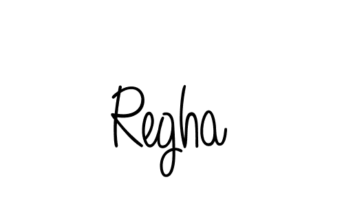 How to make Regha signature? Angelique-Rose-font-FFP is a professional autograph style. Create handwritten signature for Regha name. Regha signature style 5 images and pictures png